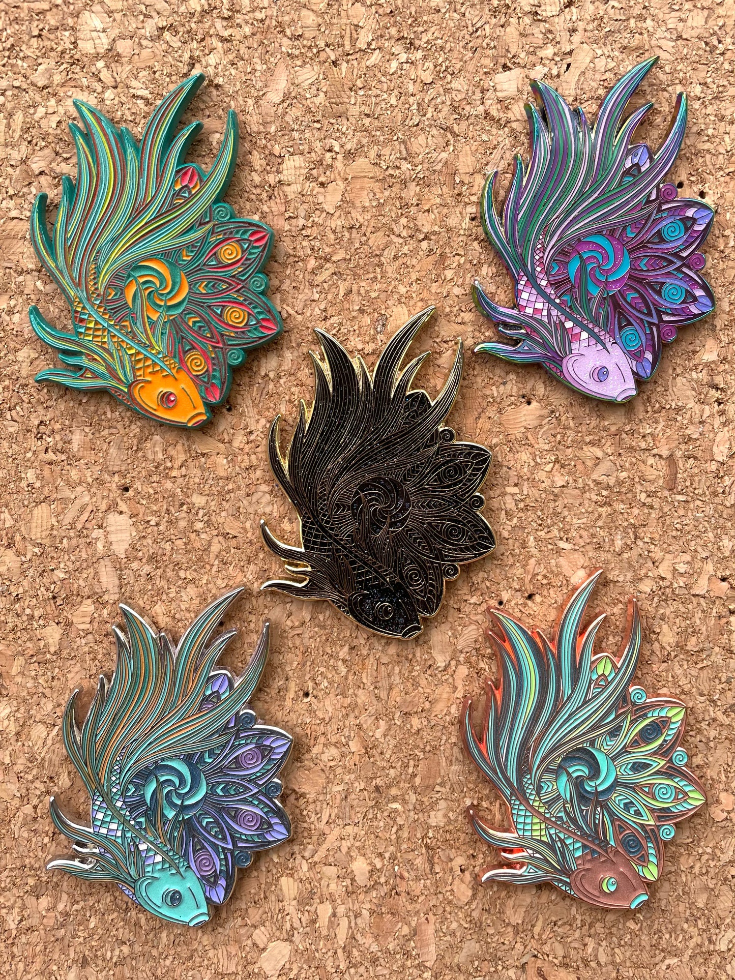 Swimming Through Time Soft Enamel Pin