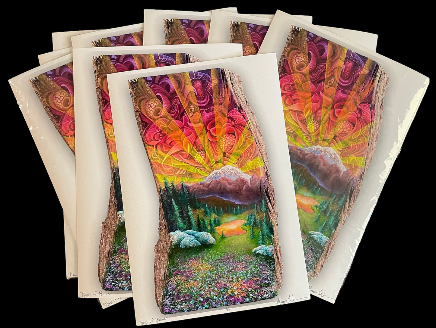 Rays of Rainier GicleeLimited Edition Print