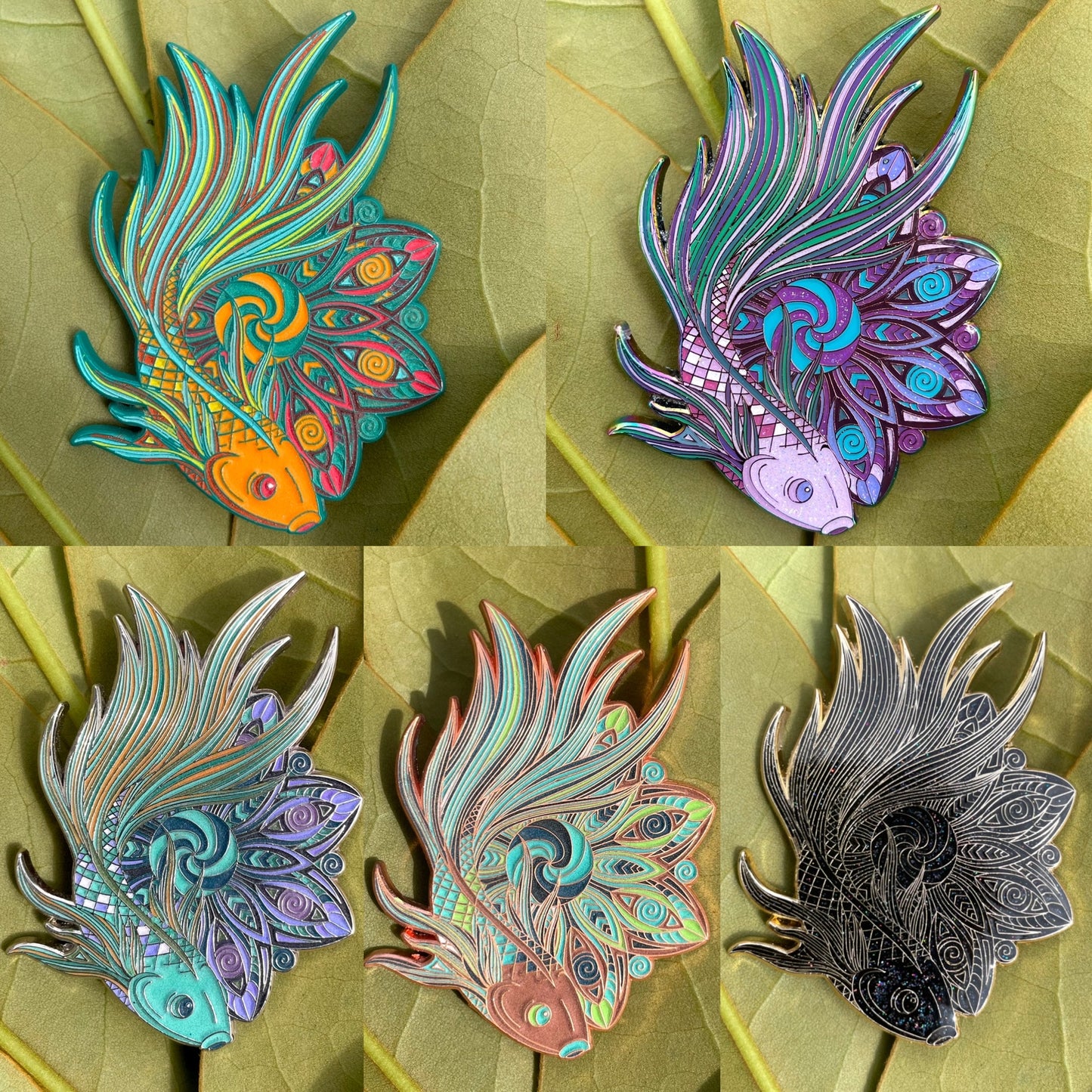 Swimming Through Time Soft Enamel Pin