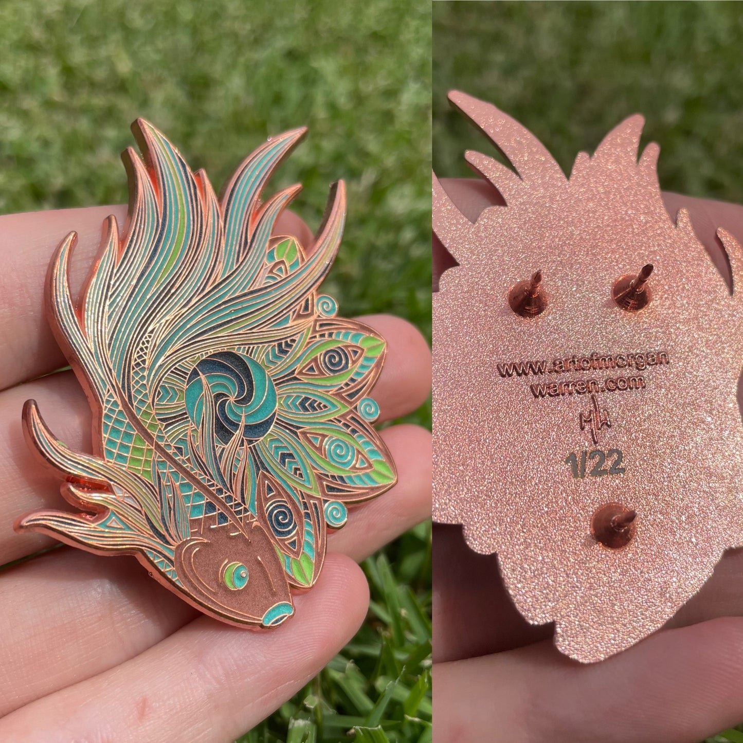 Swimming Through Time Soft Enamel Pin