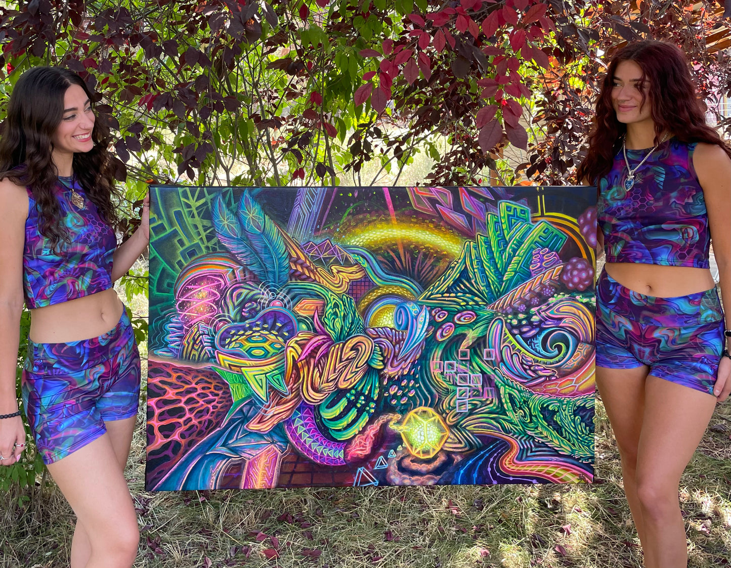 Fluidity Original Painting Collaboration with Brian Cohen