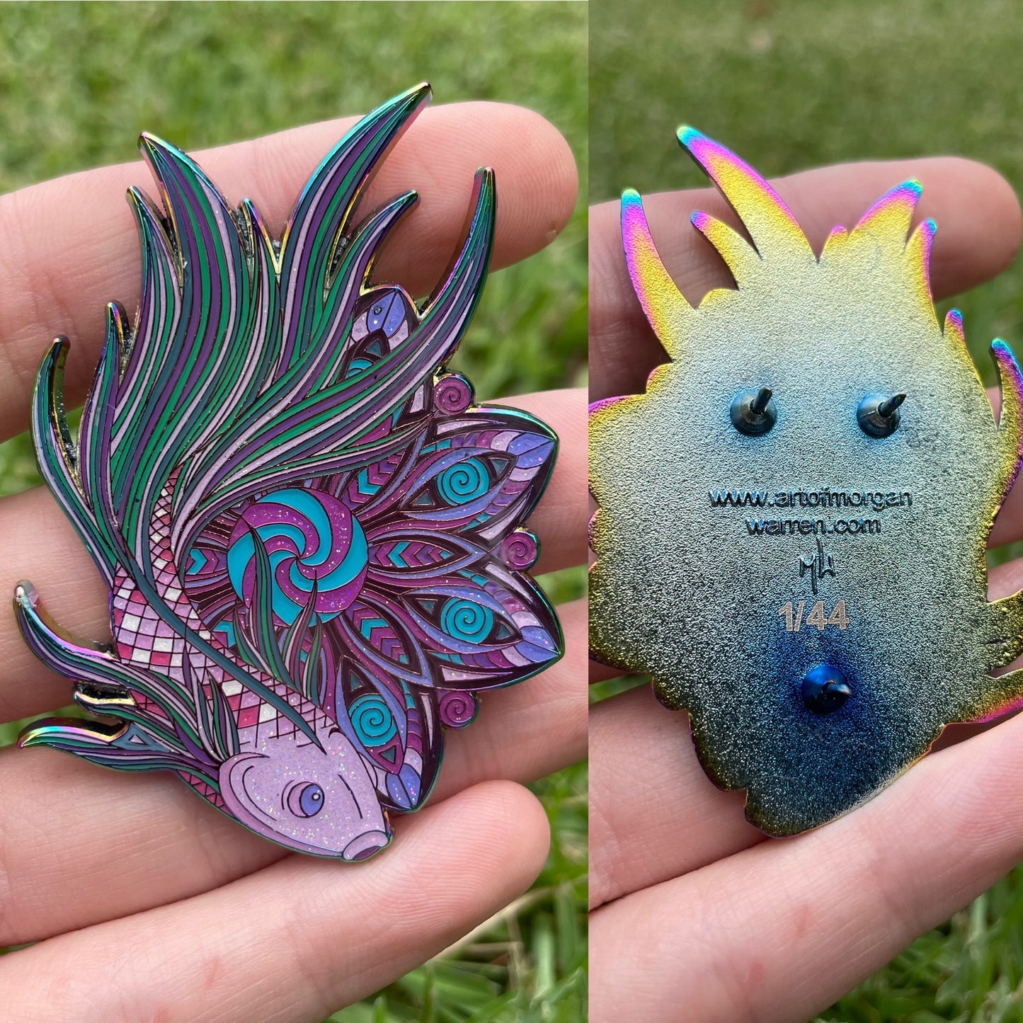 Swimming Through Time Soft Enamel Pin