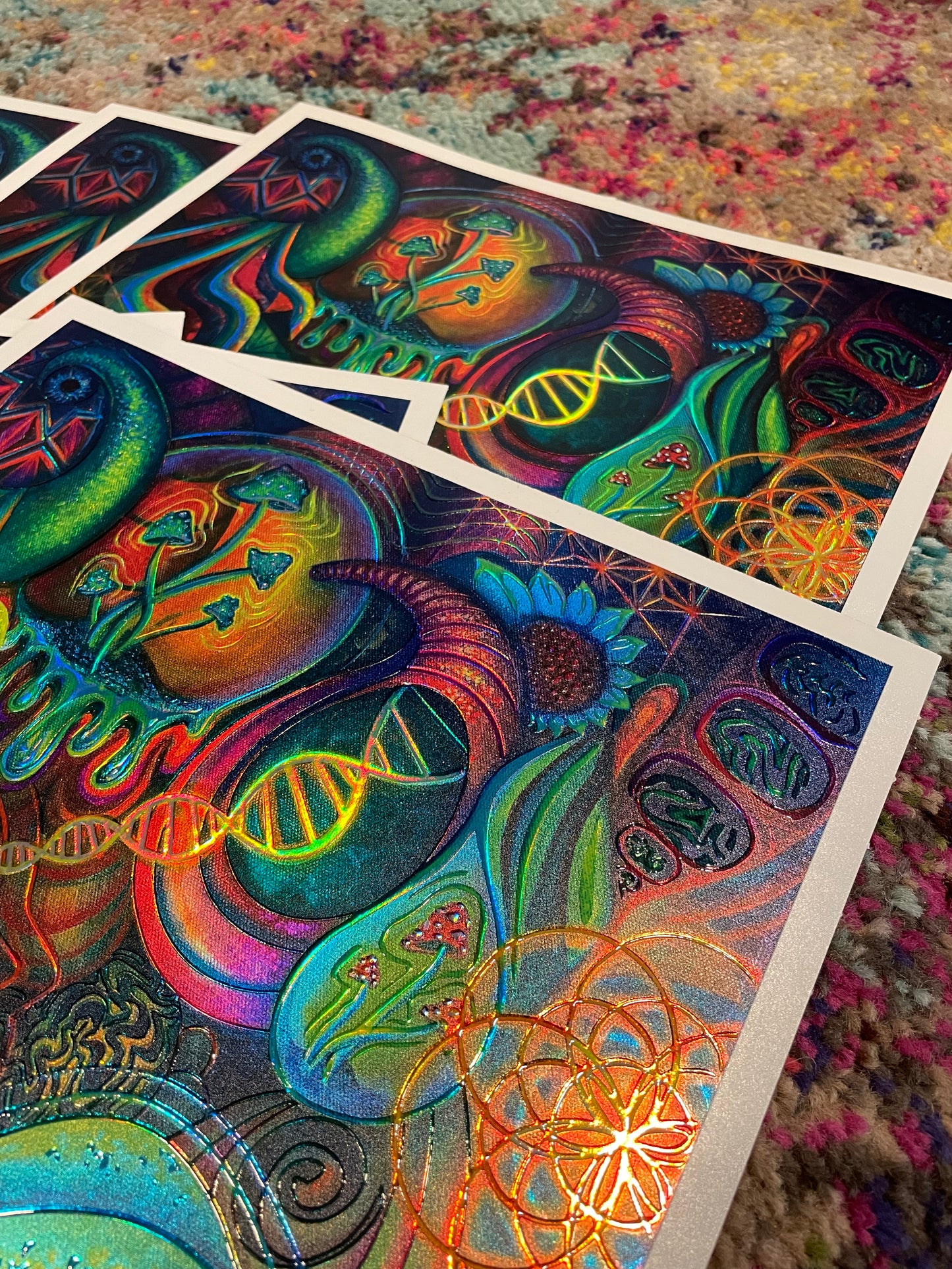 Mother Gaia Holographic Limited Edition Prints