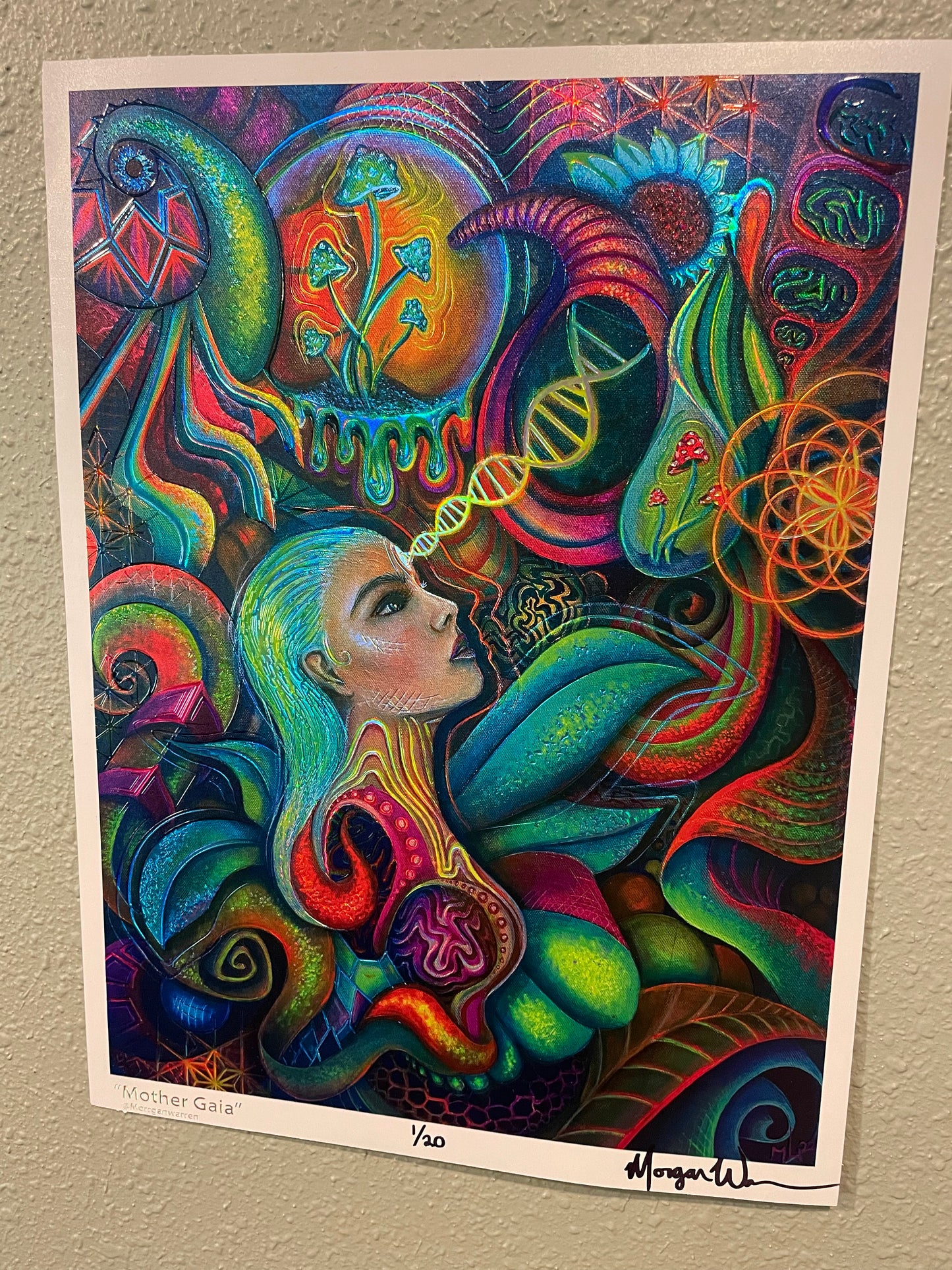 Mother Gaia Holographic Limited Edition Prints