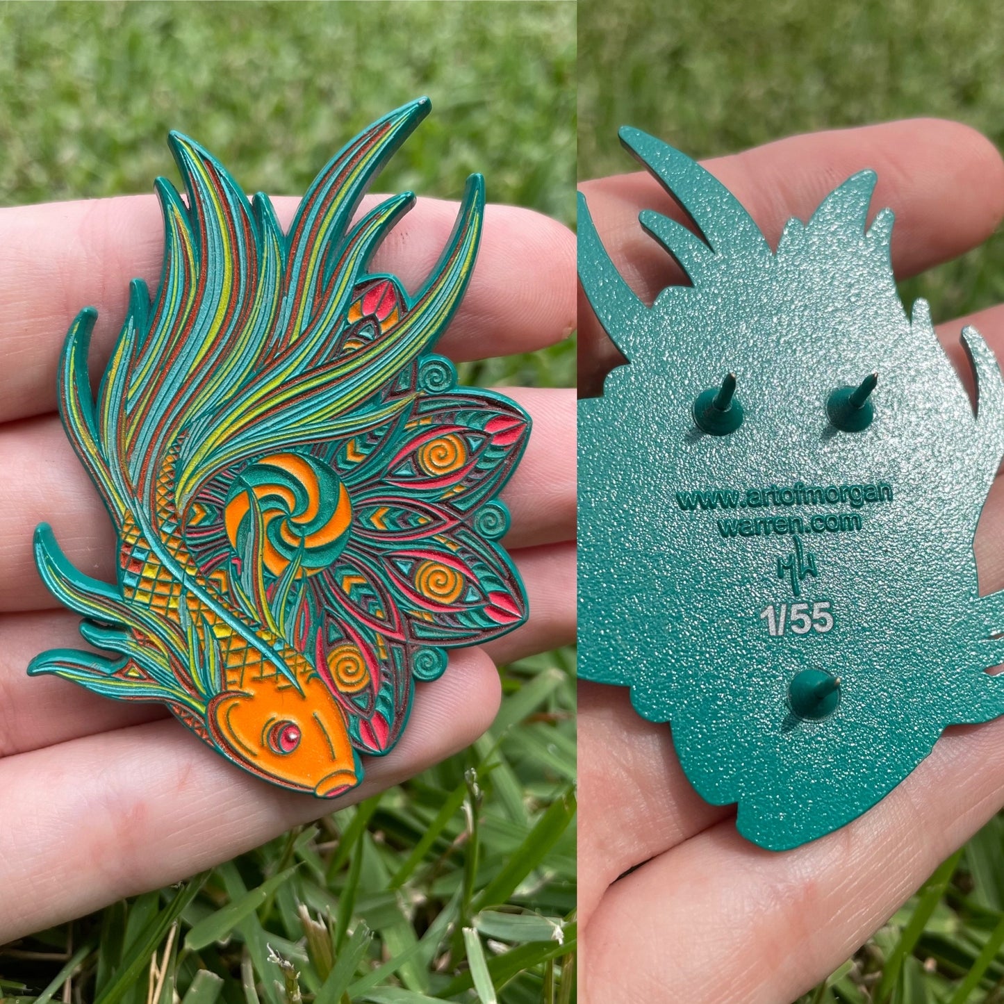 Swimming Through Time Soft Enamel Pin