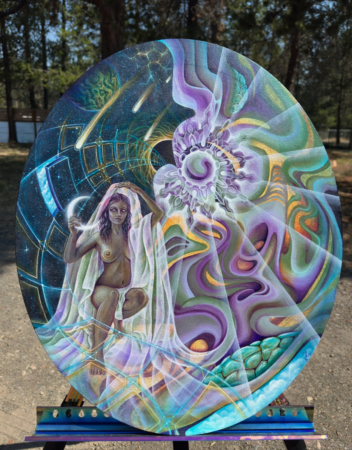 Veil of Light Original Painting