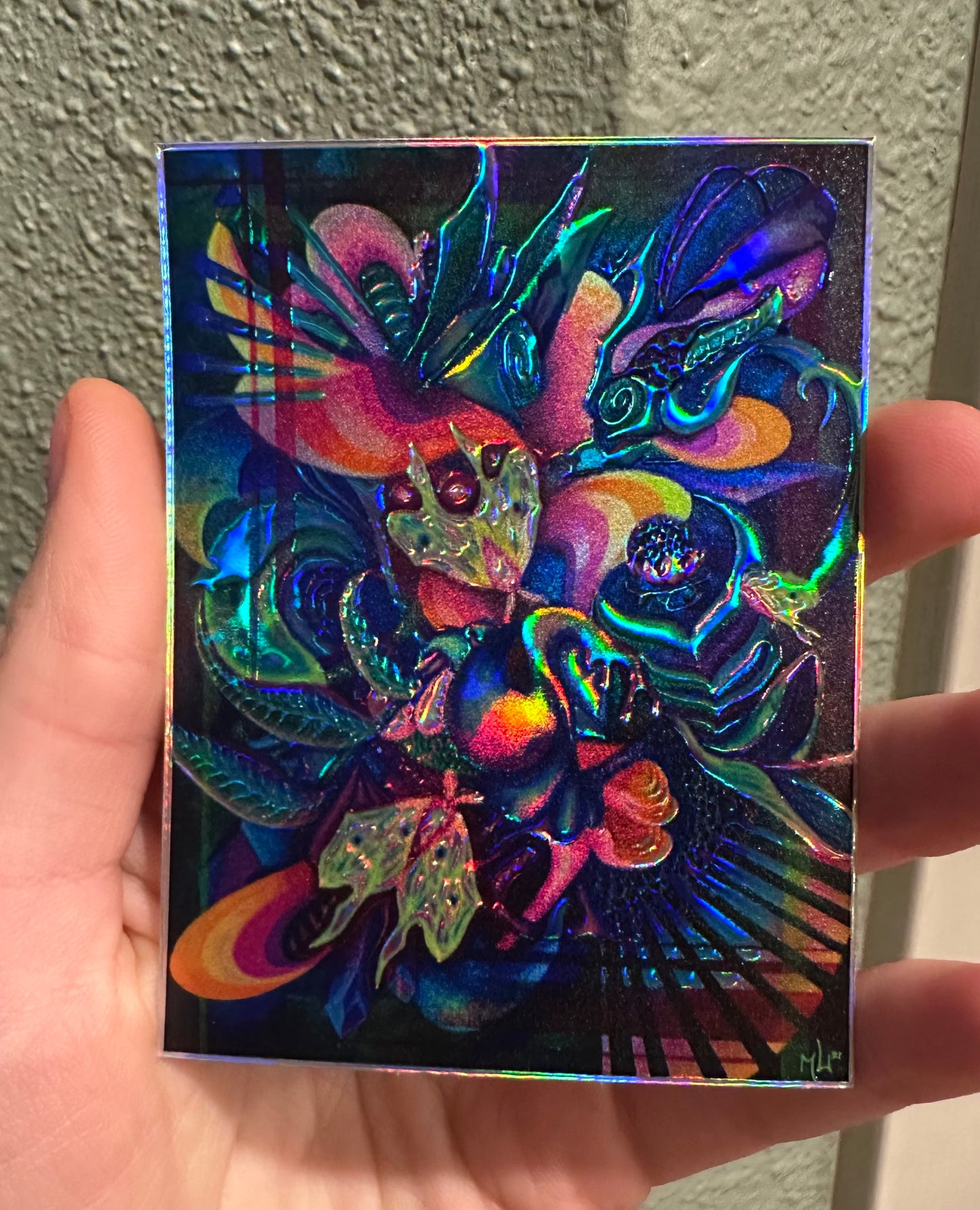 Lunar Trinity Holographic Sticker