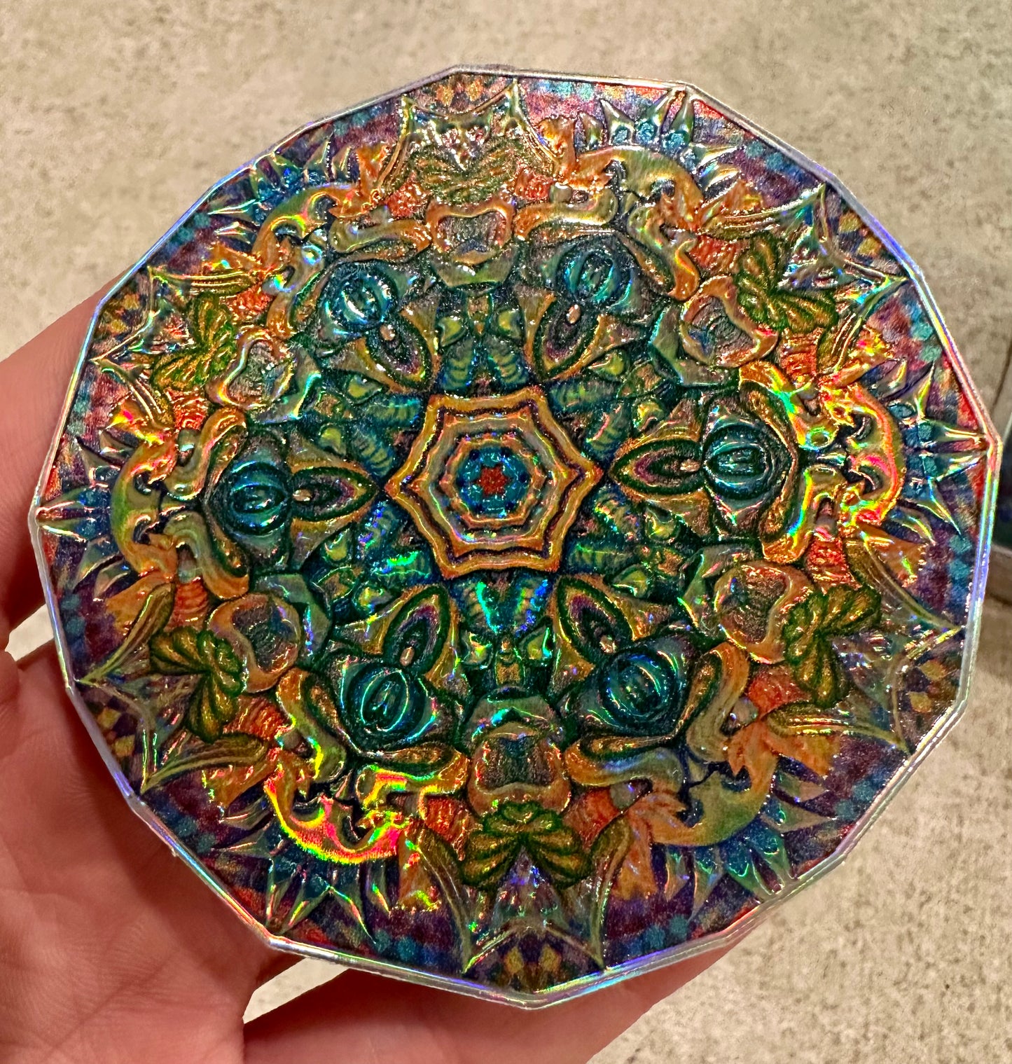 Mandala Holographic Sticker