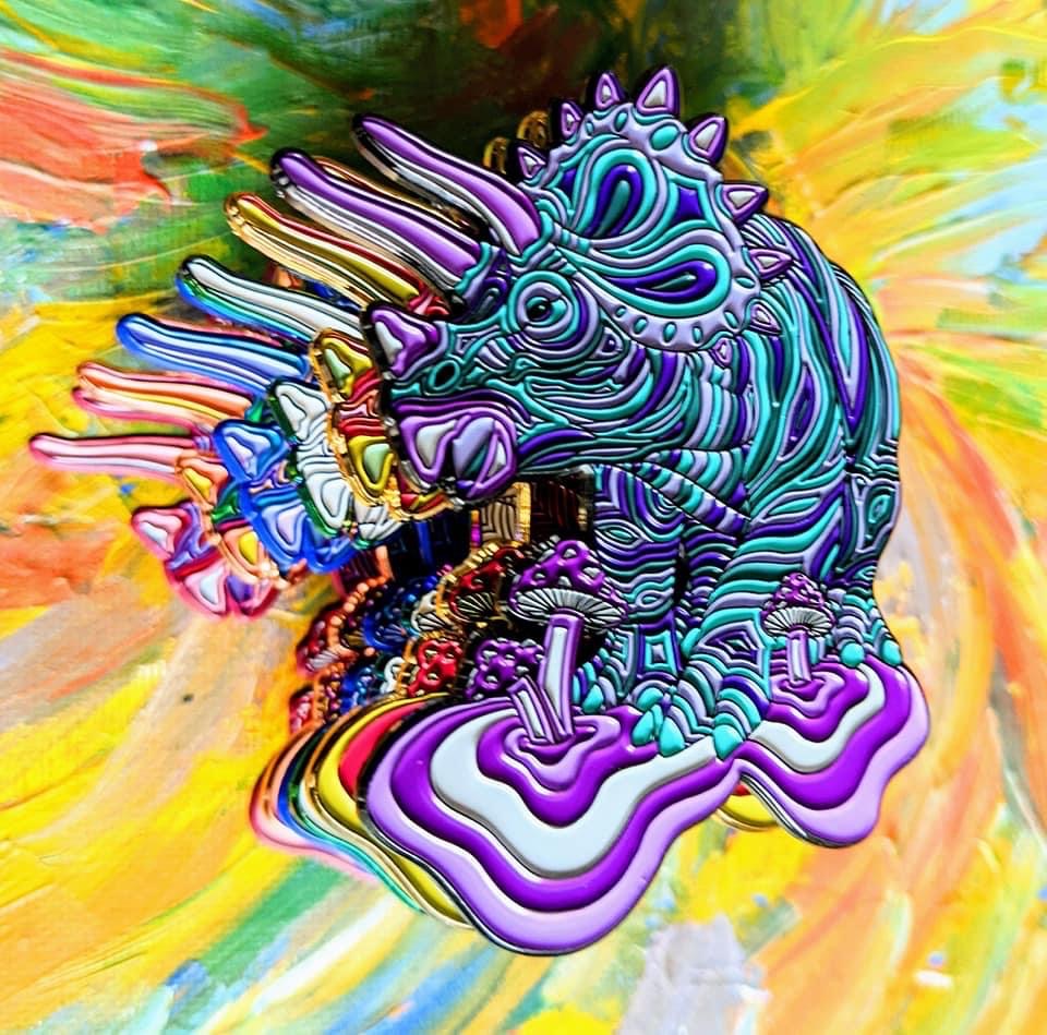 Dino-Trip Enamel Pins